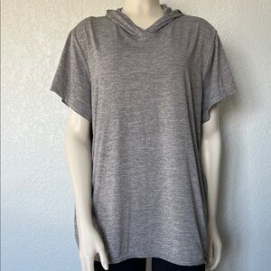 Patagonia Hooded T Shirt Mens Large Gray Heather Casual Tee